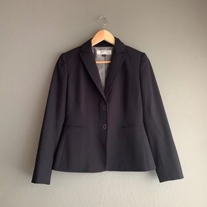 Tahari Pant Blazer Suit Dark Navy Blue